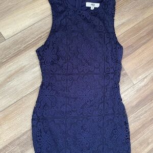 Jack by BB Dakota Midnight Blue Lace dress